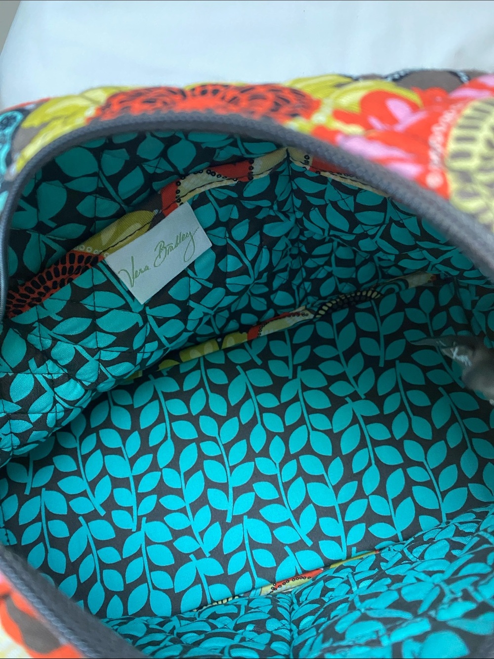 Vera Bradley Multicolor Floral Shoulder Bag or crossbody with wristlet - Picture 14 of 14